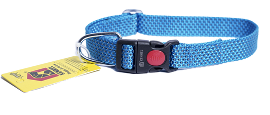 Kennel Premium Reflective Nylon Dog Collar (1/2 Inch) – Adjustable Click Lock Collar for Small Dogs