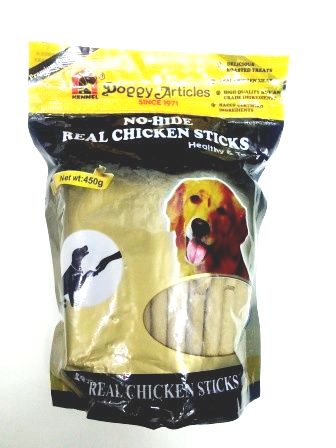 Kennel No-Hide Real Chicken Sticks – Healthy Natural Chew Treats for Dogs (450g)
