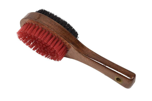 Kennel Premium Brush For Dogs | Dual-Sided Wooden Grooming Brush