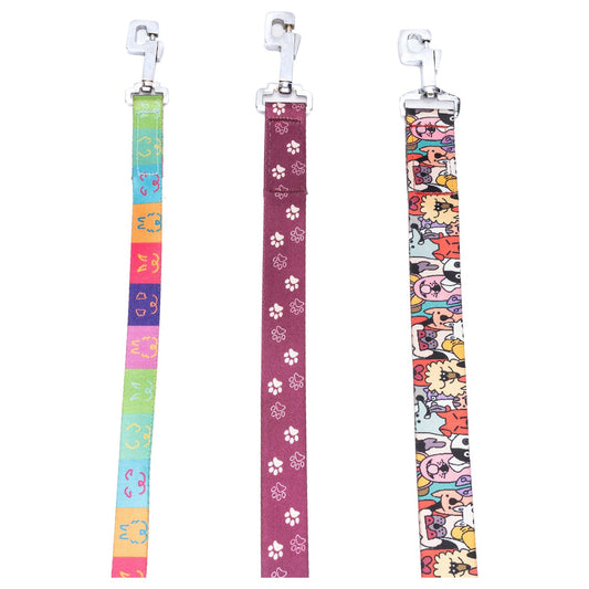 Nylon Dog Leash – Blue Bash Print | Kennel