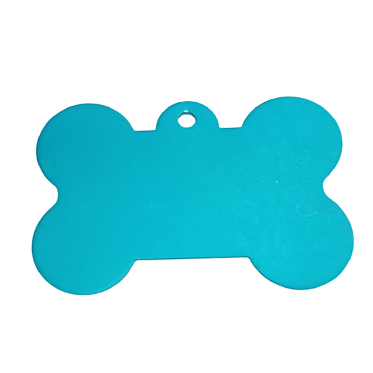 Kennel Aluminium Bone Shape Name Tag – Large | Lightweight & Durable Dog ID Tag