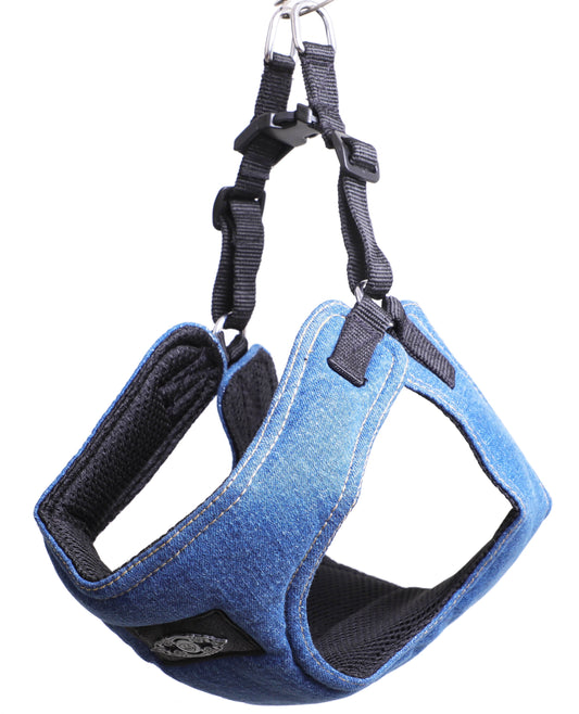 Kennel Denim Adjustable Dog Harness | Stylish, Breathable & Comfortable Fit