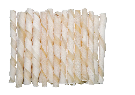 Kennel Twisted Chew Sticks | Natural Rawhide Dental Treats for Dogs