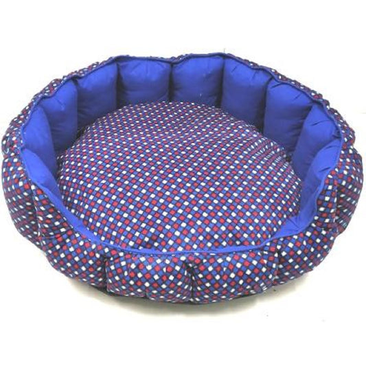 Kennel Round Recorn Bed for Dogs – Soft, Colorful & Comfortable Pet Bed
