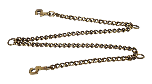 Kennel Brass Multipurpose Chain No.1 (4mm) – Heavy-Duty Training & Walking Dog Chain