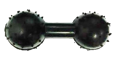Kennel Tuff Rubber Musical Dumbbell Dog Toy – Durable & Squeaky Chew Toy