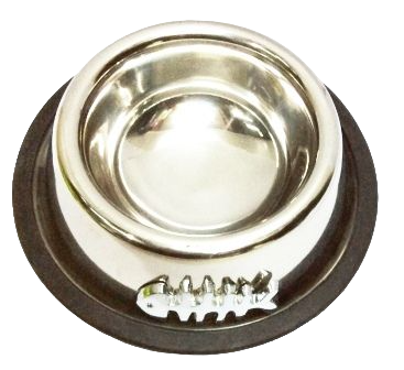 Kennel Premium Stainless Steel Cat Feeding Bowl with Anti-Skid Base