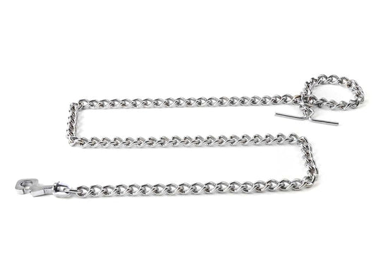 Kennel M.S. Tie Chain No.0 (5 mm, 60”) | Ultra-Heavy Mild Steel Tie-Out Chain for Strong Dogs