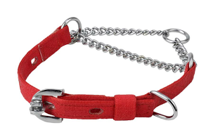 Kennel Furlon Chain Martingale Collar No.4 (2mm) (1/2") | Soft Furlon Training Collar