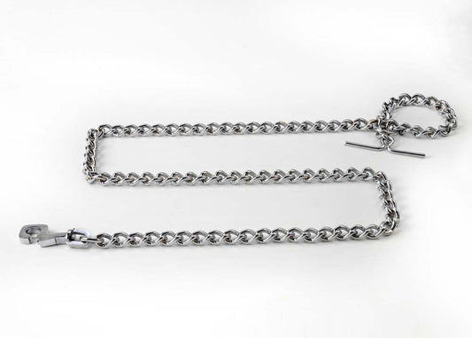 Kennel M.S. Tie Chain No.0 (5 mm, 60”) | Ultra-Heavy Mild Steel Tie-Out Chain for Strong Dogs