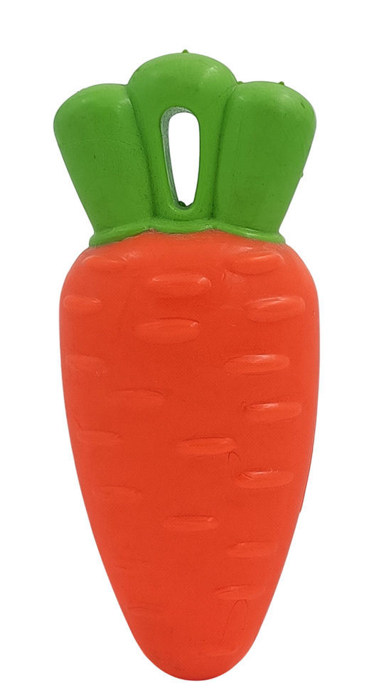 Kennel Carrot Rubber Dog Toy – Fruit-Shaped Durable Chew Toy