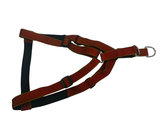 Kennel Padded Nylon Dotzy Adjustable Harness (W = 1 Inch)