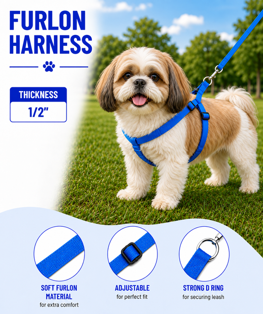Adjustable Dog Harness – Kennel Furlon 1/2 Inch