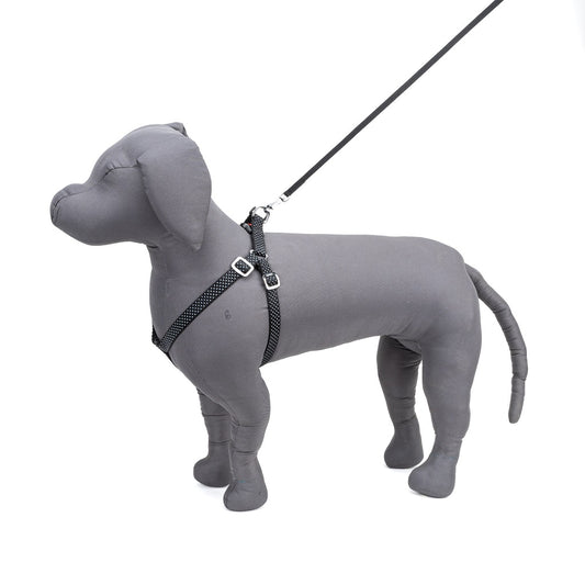 Kennel Reflective Nylon Dog Harness – Adjustable & Comfortable Safety Harness for Dogs