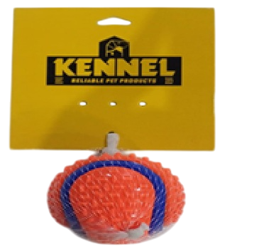 Kennel Textured Rubber Ball Dog Toy – Durable Bouncy Fetch Toy