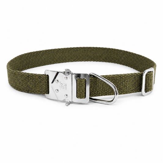 Dog Cotton Collar with M.S. Click Lock Buckle | Kennel