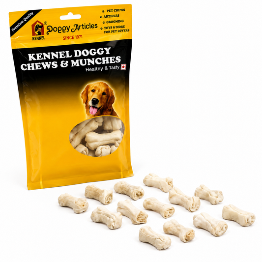 Kennel Pressed Bone for Dogs (XXX Small, 2 Inch) 12 Pcs – Healthy Chew Treat