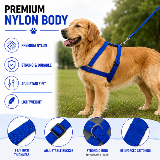Kennel Adjustable Premium Nylon Dog Body Harness