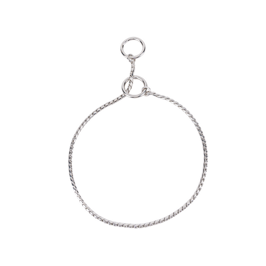 Kennel Bronze Snake Chain Collar – Smooth Slip Collar for Training & Control