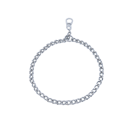 Kennel Revolving Chain Collar | Tangle-Free Stainless Steel Training Collar