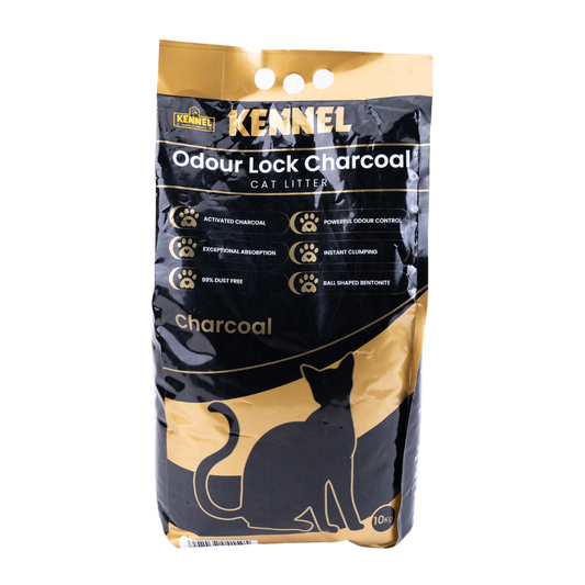 Kennel Odour Lock Charcoal Cat Litter – Activated Charcoal Clumping Litter