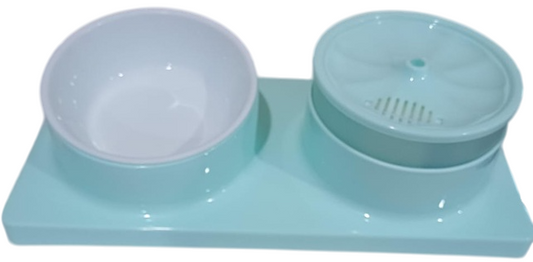 Kennel Volcano Style Pet Food & Water Dispenser Bowl Set for Dogs and Cats - Kennel