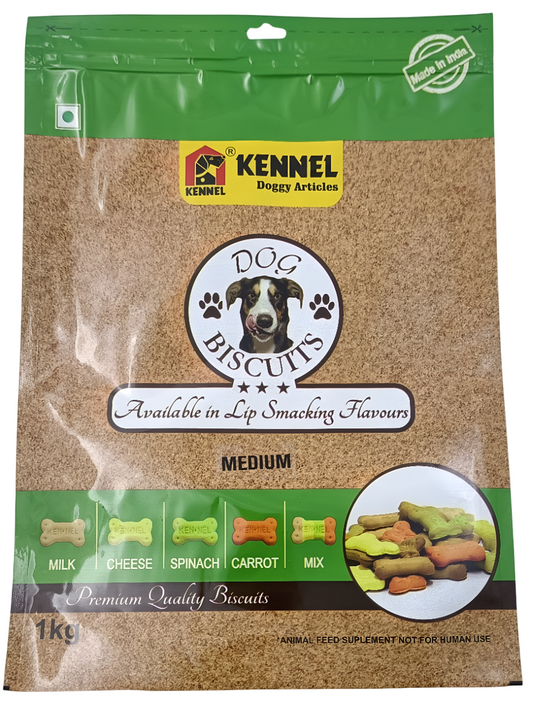 Kennel Mix Veg Flavour Premium Puppy Biscuits – Healthy Treats for Small Breed Puppies (1kg)