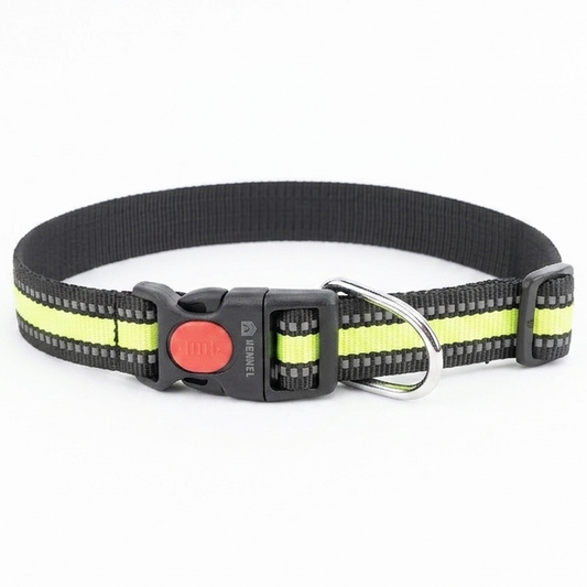 Kennel Reflective Dog Collar – Adjustable Nylon Safety