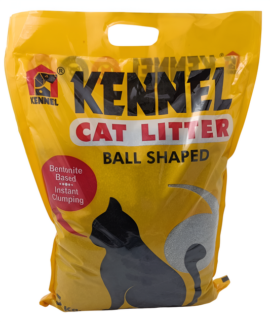 Kennel Ball Shaped Cat Litter – Bentonite Based Instant Clumping Litter | Superior Odor Control & Low Tracking