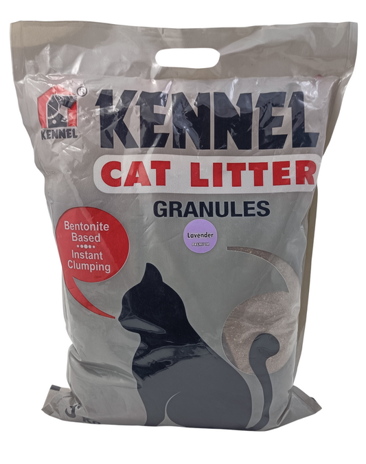 Kennel Granules Scented Cat Litter 5kg – Bentonite-Based Instant Clumping Litter for Cats (Lemon, Lavender, Rose)