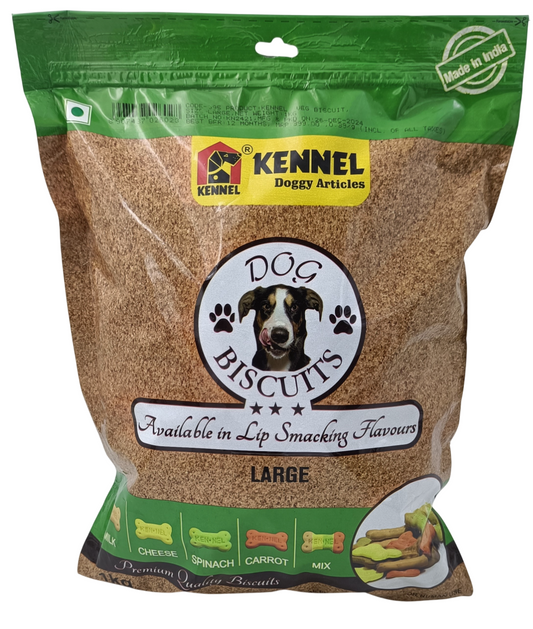 Kennel Mix Veg Flavour Premium Dog Biscuits – Healthy Vegetarian Treats for Large Breed Dogs (1kg)