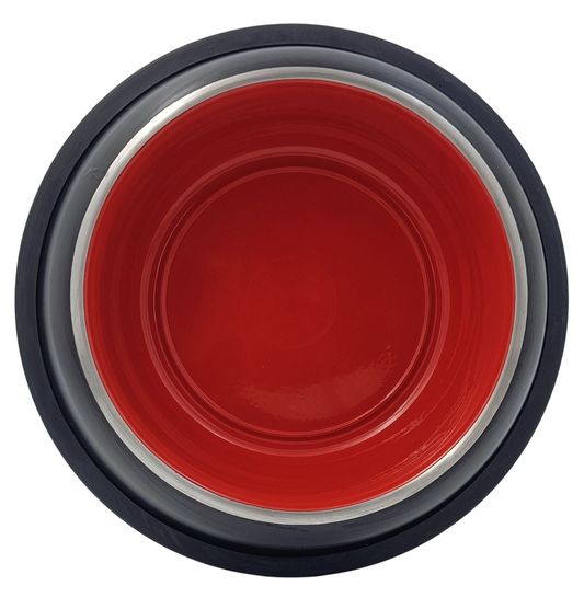 Kennel Anti-Skid Double Colour Stainless Steel Cat Feeding Bowl