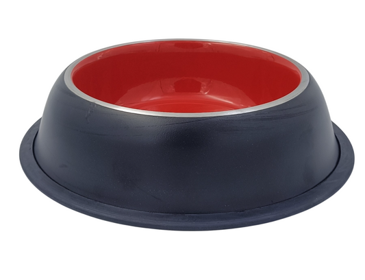 Kennel Anti-Skid Double Colour Stainless Steel Cat Feeding Bowl