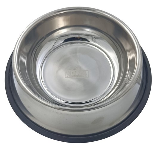Kennel Anti-Skid Stainless Steel Pet Feeding Bowl – Plain Design