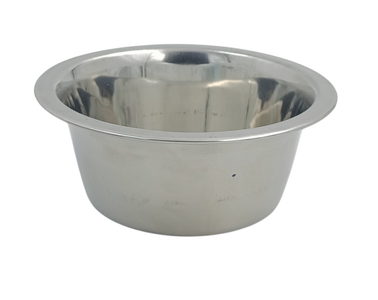 Kennel Stainless Steel Pet Feeding Bowl with Anti-Skid Rubber Base – Standard Size