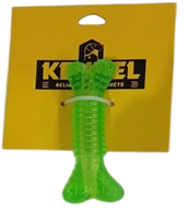 Kennel Rubber Flavoured Line Bone Chew & Teething Toy with Spikes for Dogs
