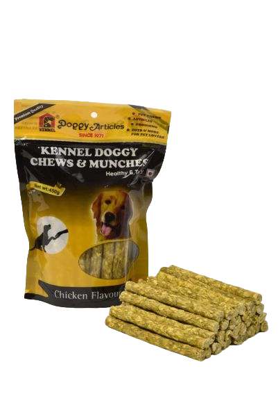 Kennel Premium Beef Flavoured Doggy Munches – Healthy Chew Sticks for All Breeds (450g)
