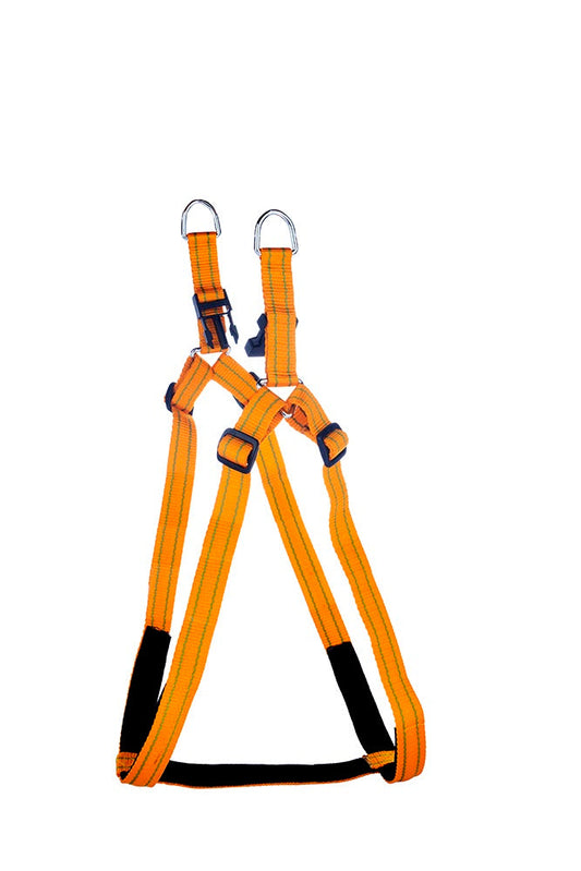 Kennel Padded Nylon Pattern Adjustable Harness (3/4") – Comfortable & Durable Dog Harness