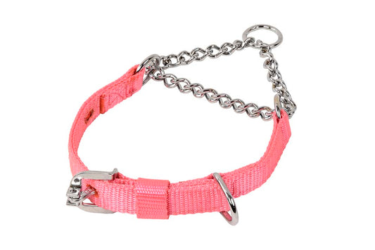 Kennel Soft Nylon Chain Martingale Collar No.1 – Secure & Comfortable Training Collar (1")