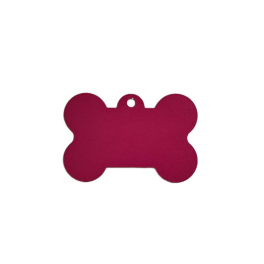 Kennel Aluminium Bone Shape Name Tag – Small | Lightweight Dog ID Tag