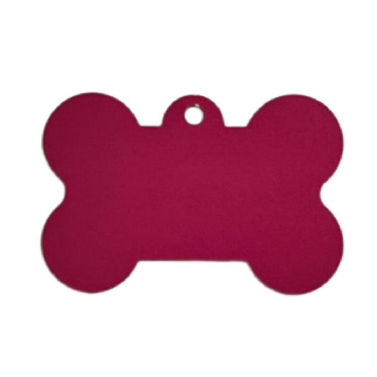 Kennel Aluminium Bone Shape Name Tag – Large | Lightweight & Durable Dog ID Tag