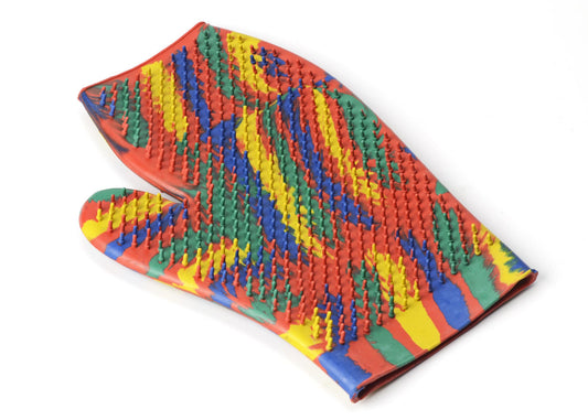 Kennel Rubber Bath Glove – Multi-Color Pet Grooming and Massage Glove for Dogs & Cats