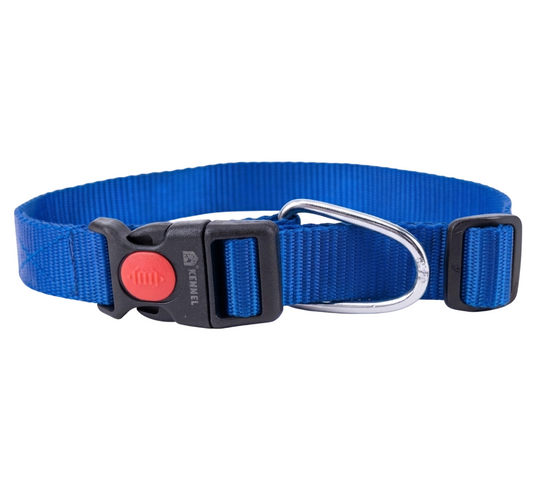 Kennel Soft Nylon Adjustable Click Lock Collar – Lightweight, Durable & Secure Dog Collar