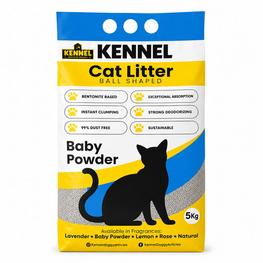 Ball Shaped Cat Litter – Bentonite, 5kg | Kennel