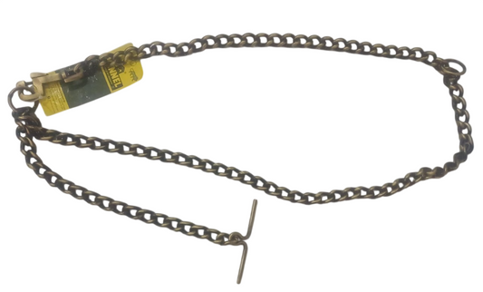 Kennel Brass Tie Chain | Strong & Durable Metal Tie-Out Chain for Dogs