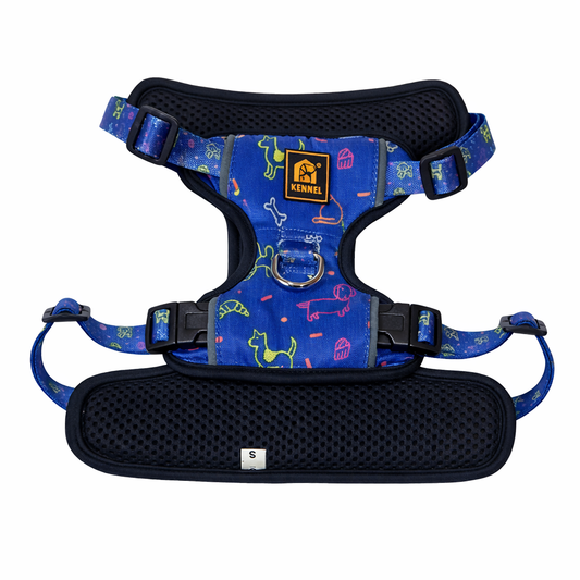 Kennel Printed Full Body Harness | Adjustable No-Pull Harness | Soft, Lightweight & Comfortable