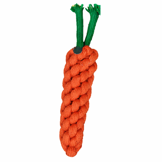 Kennel Rope Chew Toy Carrot