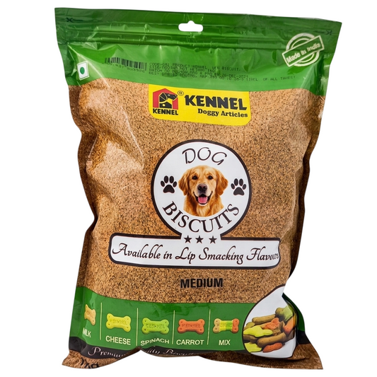 Kennel Mix Veg Flavour Premium Dog Biscuits – Healthy Treats for Medium Breed Dogs (1kg)