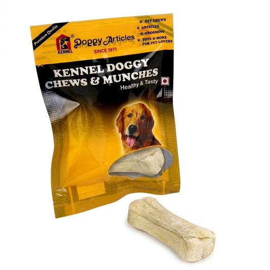 Kennel Pressed Bone for Dogs (XX Small, 3 Inch) – Natural Long-Lasting Dental Chew Treat