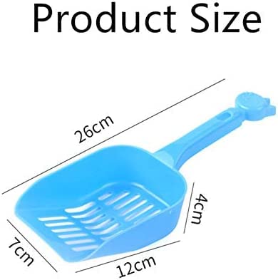 Kennel Plastic Cat Litter Scoop – Durable Cleaning Shovel for Cat Litter (Color May Vary) - Kennel